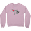 i heart pi day Crewneck Sweatshirt