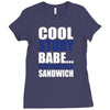 cool story babe, now make me a sandwich Ladies Fitted T-Shirt