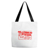 millennium pizza Tote Bags