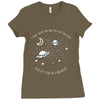 Space (f96) Ladies Fitted T-Shirt