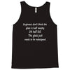 funny engineer geek quote Tank Top