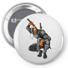 deathstroke marron Pin-back button