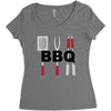 bbq Women's Triblend Scoop T-shirt