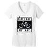 bike lane Women's V-Neck T-Shirt
