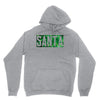santa green glitter Unisex Hoodie