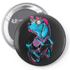 dog biker Pin-back button