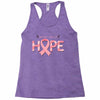 breast cancer hope Racerback Tank