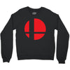 smash bros tribute unisex vinyl Crewneck Sweatshirt