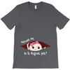 August Peeking Out Baby Girl T-Shirt