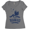 hawaii Women's Triblend Scoop T-shirt