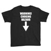 warning choking hazard printed Youth Tee