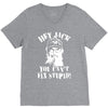 uncle si you can't fix stupid duck dynasty hey jack V-Neck Tee