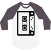 retro cassette 3/4 Sleeve Shirt