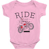 ride and fly high Baby Onesie