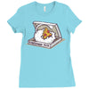 schr&ouml;dinger pizza Ladies Fitted T-Shirt