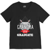 [granma name]proud grandma graduate 2018. V-Neck Tee