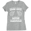 this guy loves oregon Ladies Fitted T-Shirt