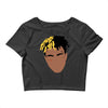 abstract design of xxxtentacion Crop Top