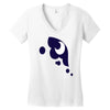 my little pony brony princess luna cutie mark Women's V-Neck T-Shirt