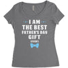 I Am The Best Father's Day Gift Ever Boy Women's Triblend Scoop T-shirt