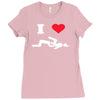 i love sushi Ladies Fitted T-Shirt
