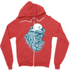 hip hop hibernation Zipper Hoodie
