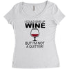 i could give up wine Women's Triblend Scoop T-shirt