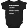 how to golf best trending Baby Bodysuit