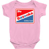 bazooka joe bubble gum logo ideal birthday present or gift Baby Onesie