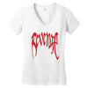 revenge kill xxxtentacion (red) Women's V-Neck T-Shirt