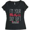 I'm Your Mother's Day Gift Dad Says You're Welcome Women's Triblend Scoop T-shirt