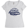 Totally Awesome Sister Women's Triblend Scoop T-shirt