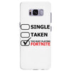 too busy playing fortnite (black) Samsung Galaxy S8 Plus
