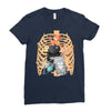 cats İn rib Ladies Fitted T-Shirt