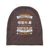 Super Cool Mother In Law Of A Freaking Awesome Daughter Baby Beanies