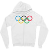 olympic rings Zipper Hoodie