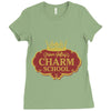 charm school Ladies Fitted T-Shirt
