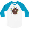 dorp bear 3/4 Sleeve Shirt