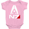 mass effect  alliance n7 logo Baby Onesie