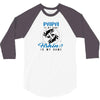 Papa is my Name Fishing Is My Game 3/4 Sleeve Shirt