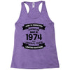 Premium Vintage 1974 Racerback Tank