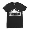 fortnite logo Ladies Fitted T-Shirt