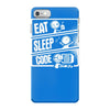 v3 eat sleep code iPhone 7 Case