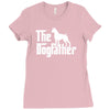 the dogfather boxer white Ladies Fitted T-Shirt