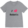 i love robots V-Neck Tee