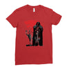the king and the white wol Ladies Fitted T-Shirt