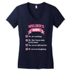 welder's wife Women's V-Neck T-Shirt