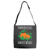 pumpkin kisses Adjustable Strap Totes