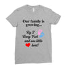 Our Family is Growing Ladies Fitted T-Shirt