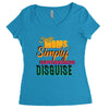 single mom's cools t shirts Women's Triblend Scoop T-shirt
